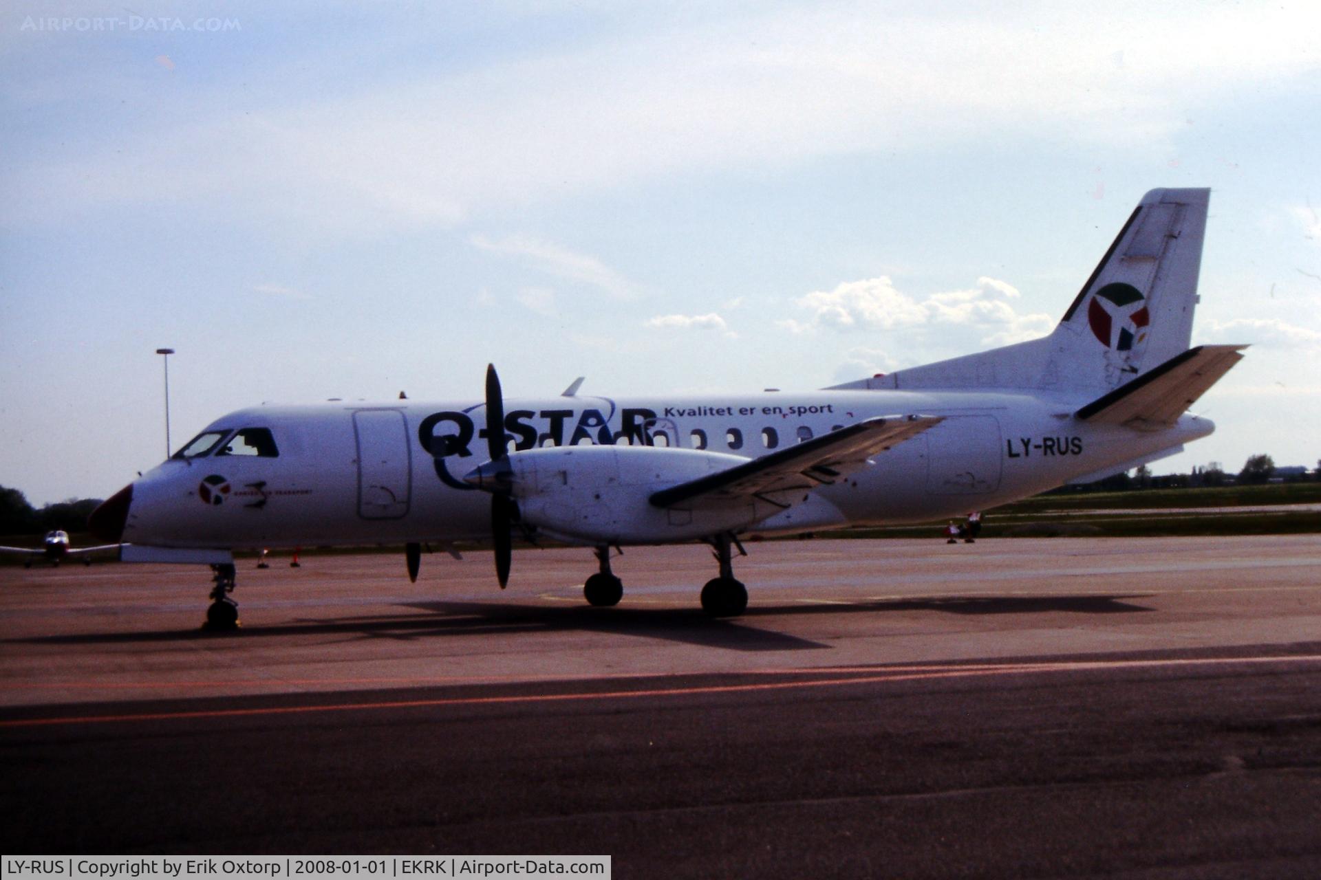 LY-RUS, 1985 Saab 340A C/N 340A-074, LY-RUS in RKE, MAY08