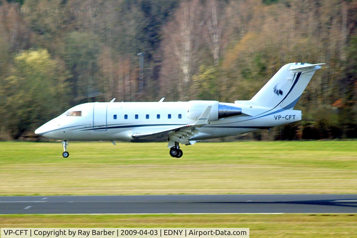 VP-CFT, 1990 Canadair Challenger 601-3A (CL-600-2B16) C/N 5067, Canadair 601-3A Challenger [5067] Friedrichshafen~D 03/04/2009