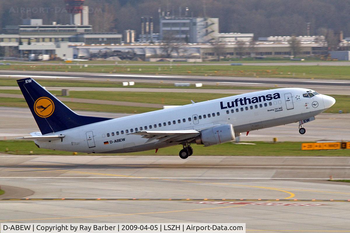 D-ABEW, 1995 Boeing 737-330 C/N 27905, Boeing 737-330 [27905] (Lufthansa) Zurich~HB 05/04/2009