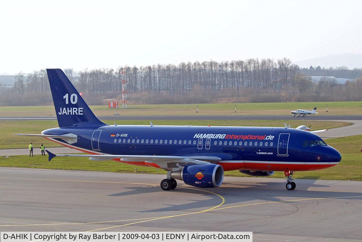 D-AHIK, 2008 Airbus A319-112 C/N 3560, Airbus A319-111 [3560] (Hamburg Airways) Friedrichshafen~D 03/04/2009