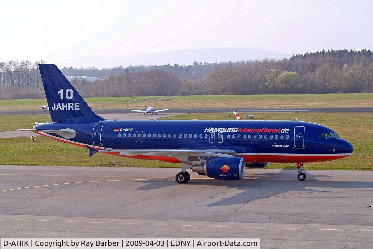 D-AHIK, 2008 Airbus A319-112 C/N 3560, Airbus A319-111 [3560] (Hamburg Airways) Friedrichshafen~D 03/04/2009
