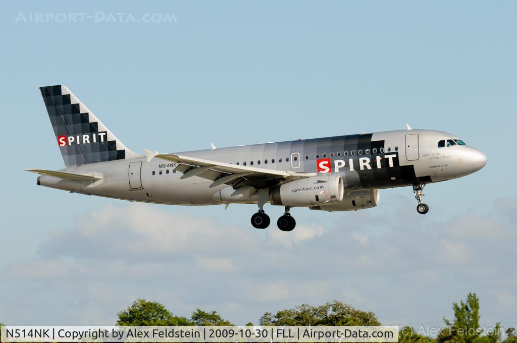 N514NK, 2006 Airbus A319-132 C/N 2679, Ft. Lauderdale