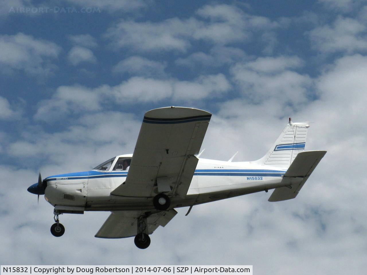 N15832, 1972 Piper PA-28R-200 Arrow IV C/N 28R-7335093, 1972 Piper PA-28R-200 ARROW II, Lycoming IO-360-C1C 200 Hp, on final Rwy 22