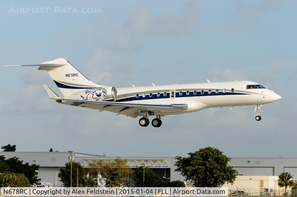 N678RC, Bombardier BD-700-1A11 Global 5000 C/N 9454, Ft. Lauderdale