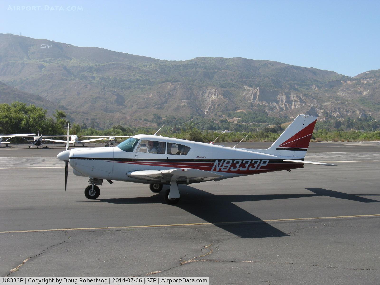N8333P, 1963 Piper PA-24-250 Comanche C/N 24-3586, 1963 Piper PA-24-250 COMANCHE, Lycoming IO-540-C 250 Hp, taxi back