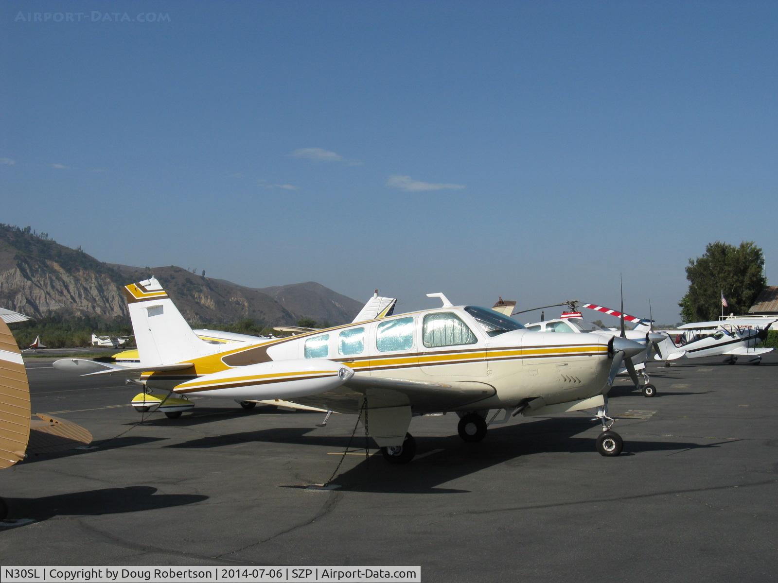 N30SL, 1972 Beech A36 Bonanza 36 C/N E-338, 1972 Beech 36 BONANZA, Continental IO-520 285 Hp