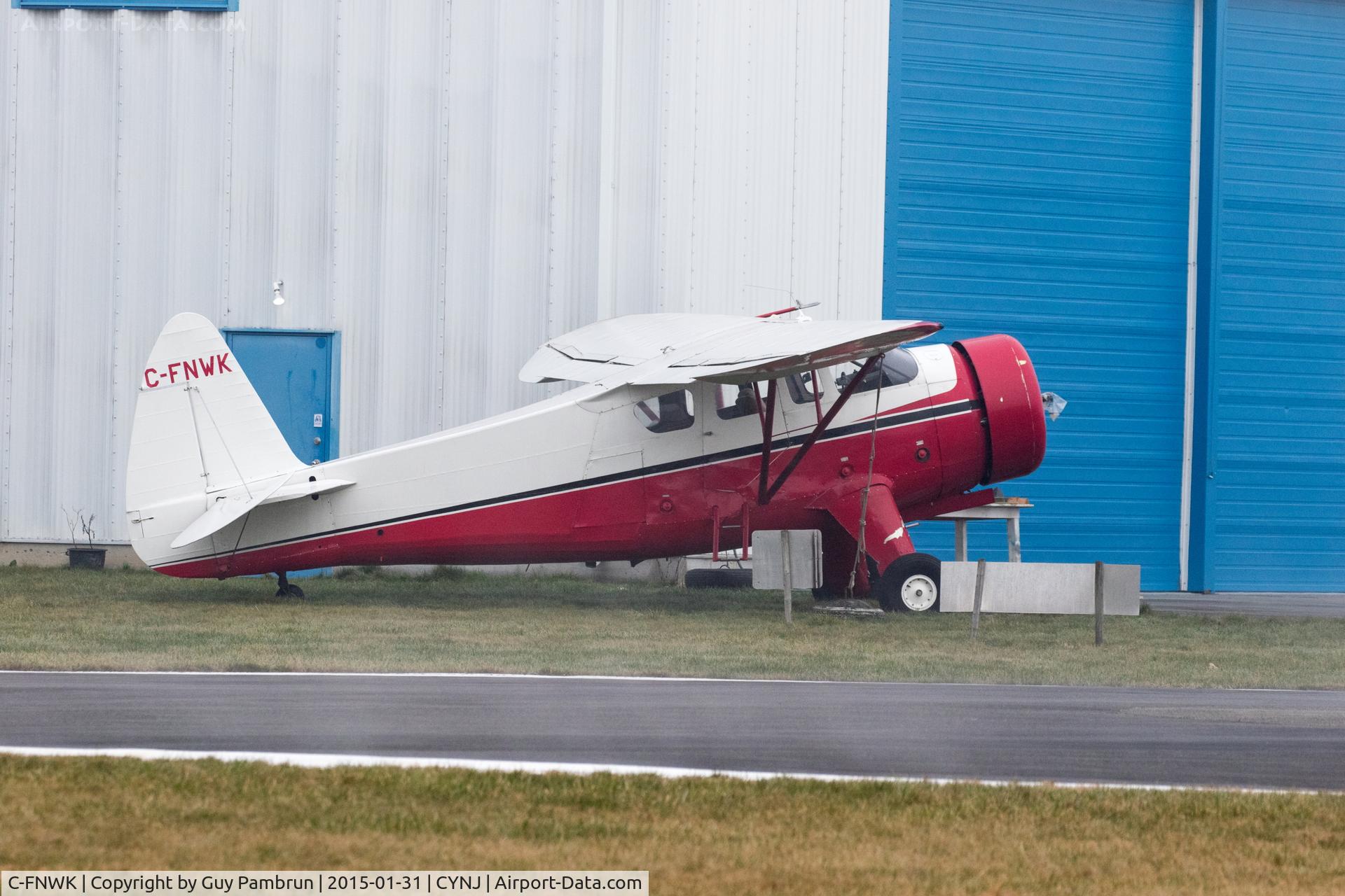 C-FNWK, 1943 Howard Aircraft DGA-15P C/N 896, In for maintenance