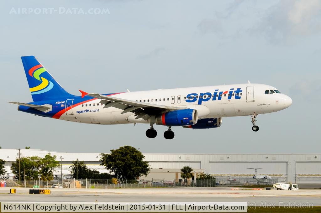 N614NK, 2012 Airbus A320-232 C/N 5132, Ft. Lauderdale