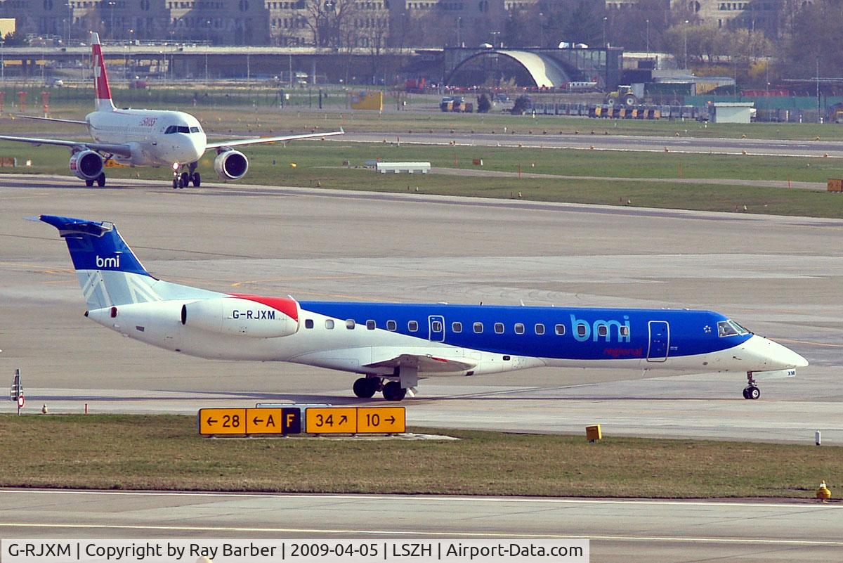G-RJXM, 2000 Embraer ERJ-145MP (EMB-145MP) C/N 145216, Embraer ERJ-145MP [145216] (bmi Regional) Zurich~HB 05/04/2009