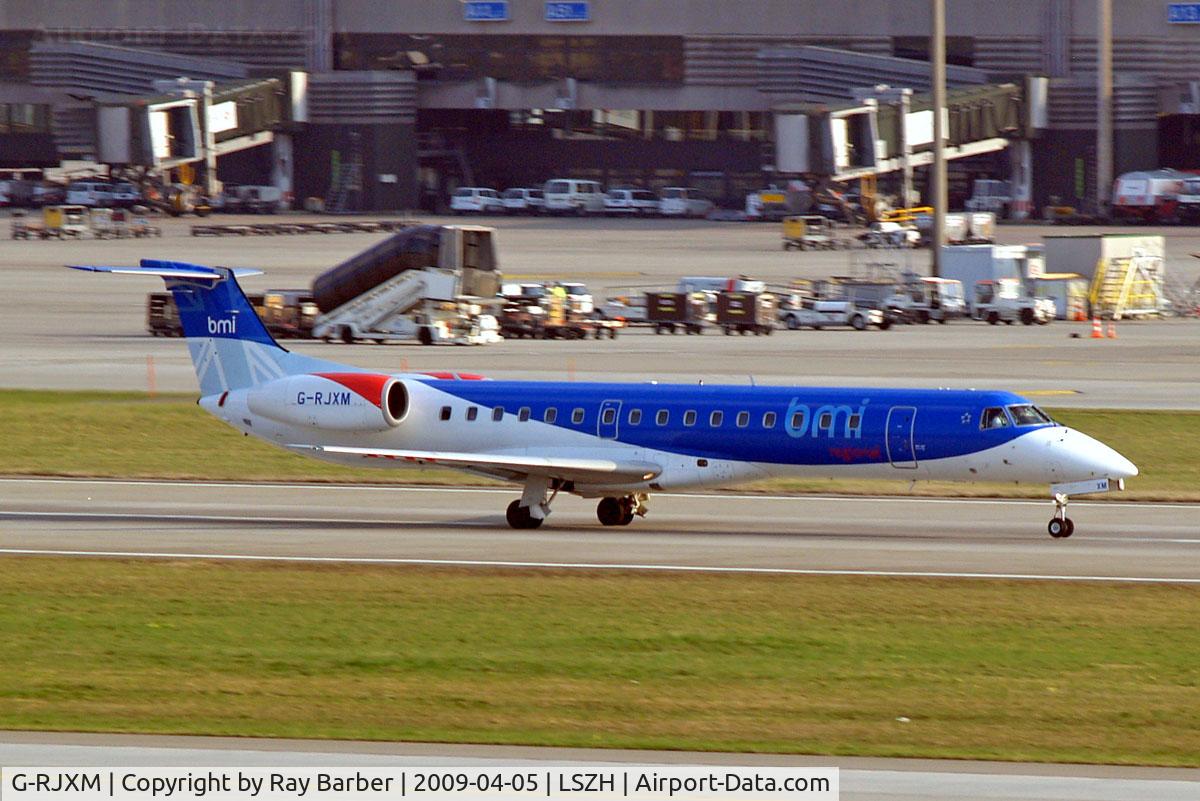 G-RJXM, 2000 Embraer ERJ-145MP (EMB-145MP) C/N 145216, Embraer ERJ-145MP [145216] (bmi Regional) Zurich~HB 05/04/2009