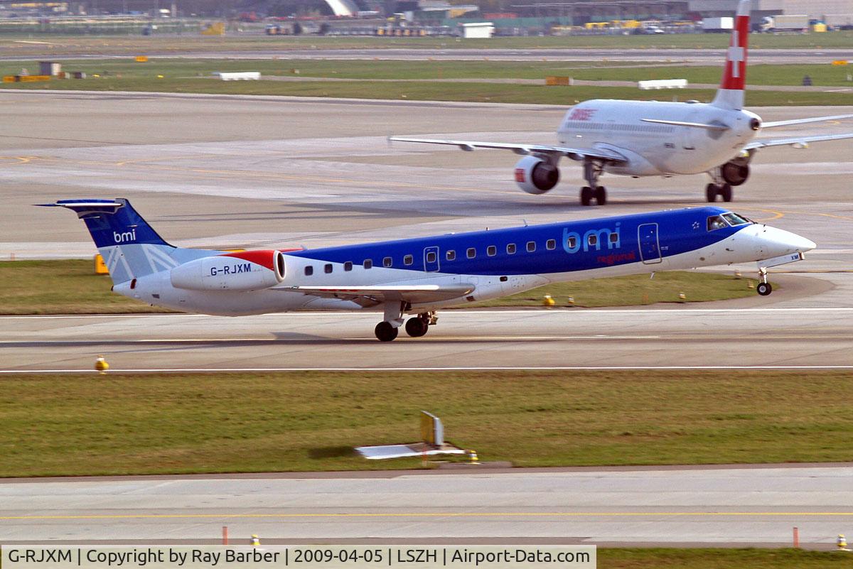 G-RJXM, 2000 Embraer ERJ-145MP (EMB-145MP) C/N 145216, Embraer ERJ-145MP [145216] (bmi Regional) Zurich~HB 05/04/2009