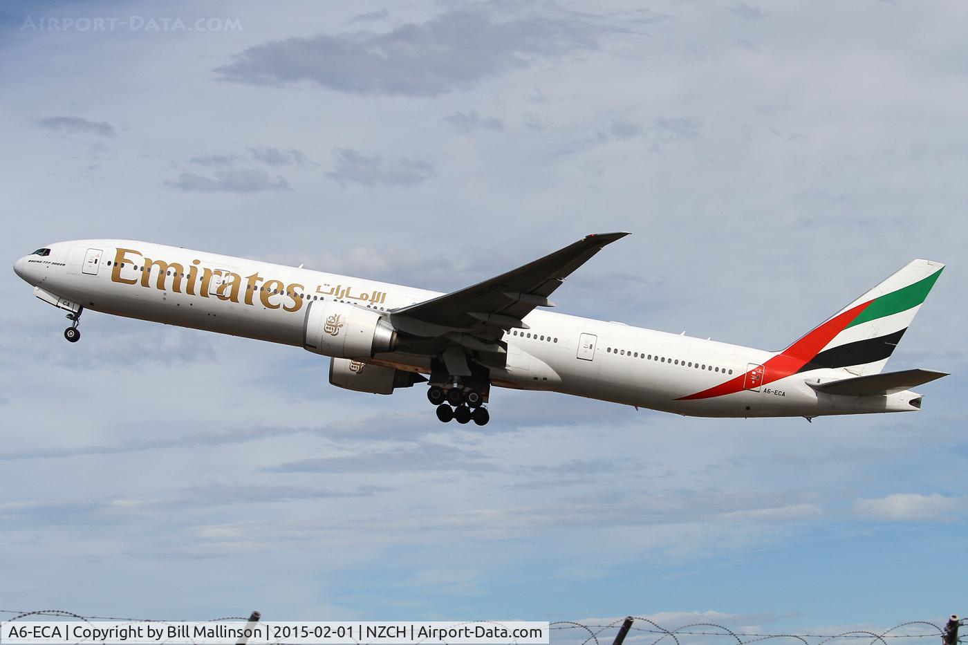 A6-ECA, 2006 Boeing 777-36N/ER C/N 32794, away to SYD as EK419