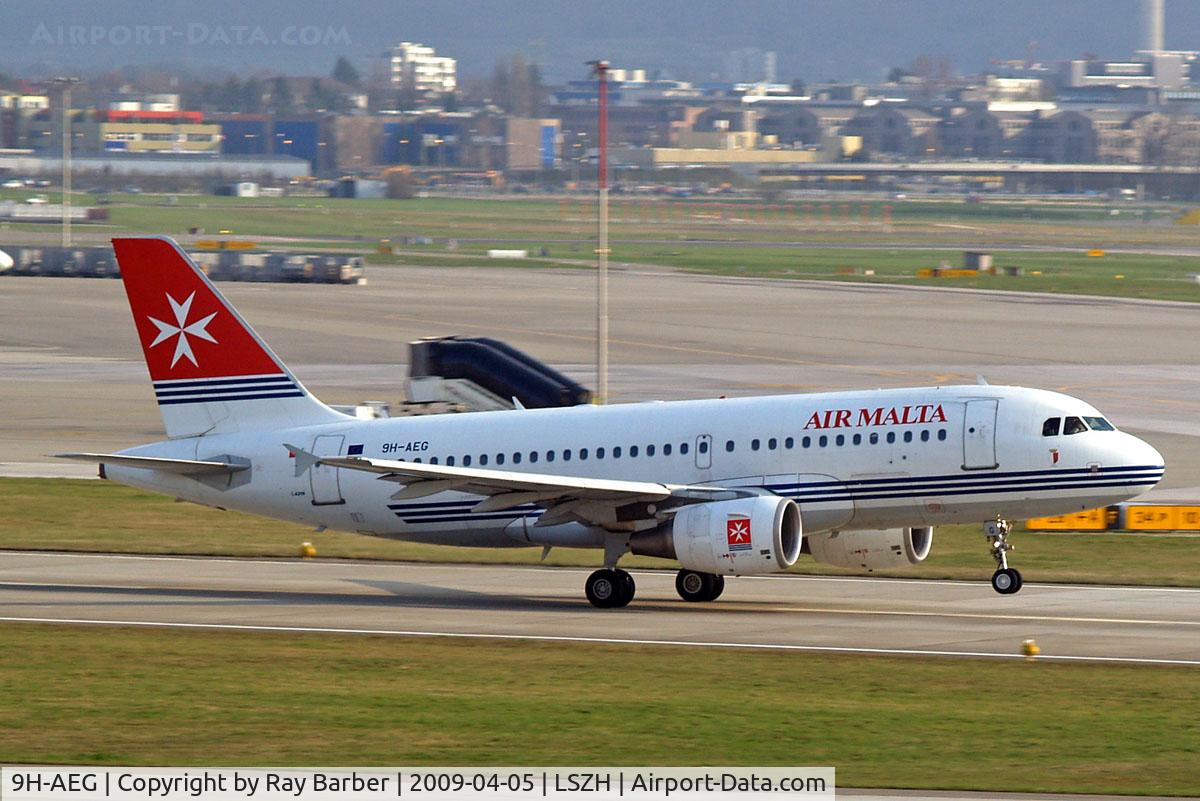 9H-AEG, 2003 Airbus A319-112 C/N 2113, Airbus A319-111 [2113] (Air Malta) Zurich~HB 05/04/2009