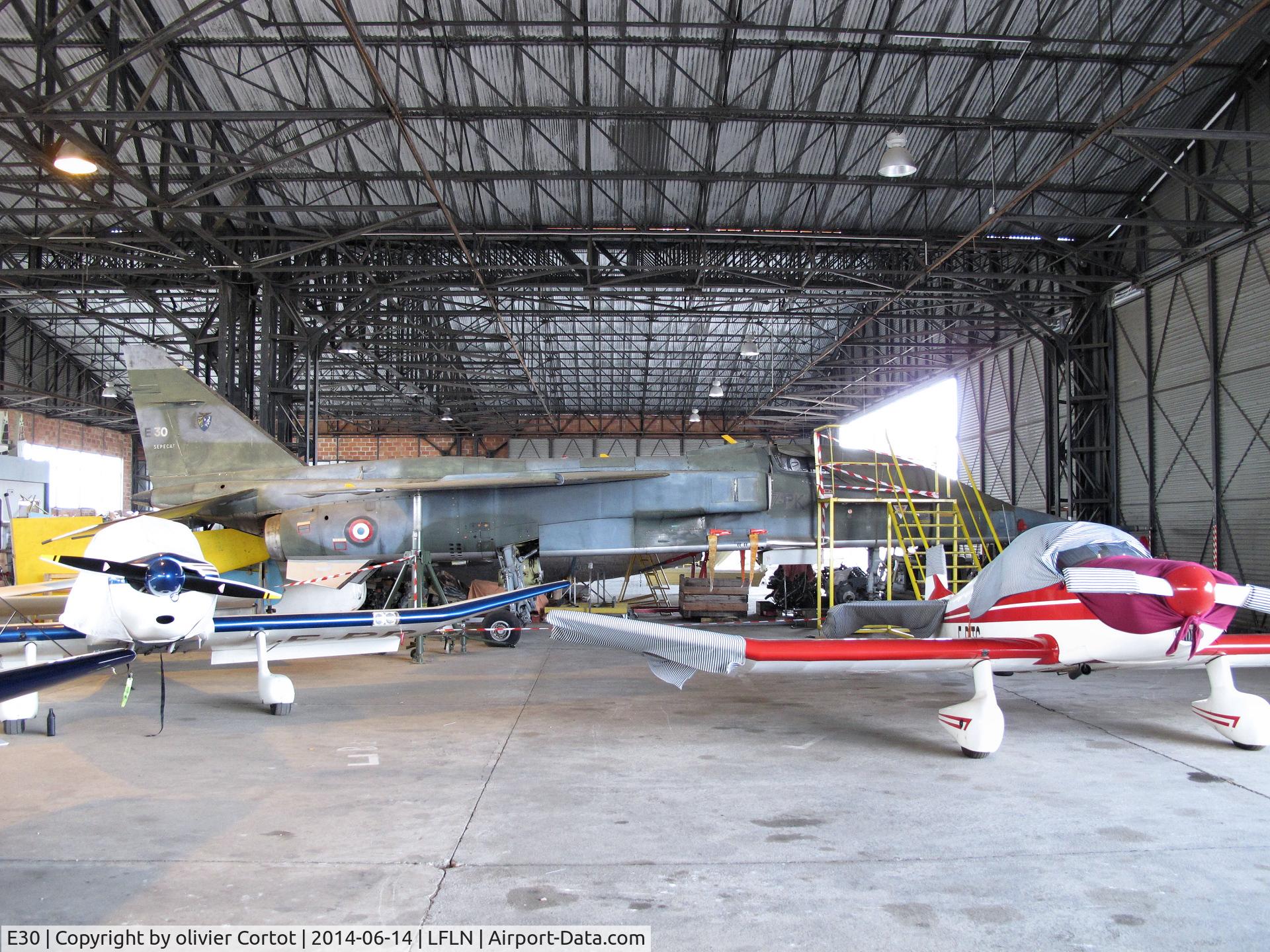 E30, Sepecat Jaguar E C/N E30, Now at Saint yan airport