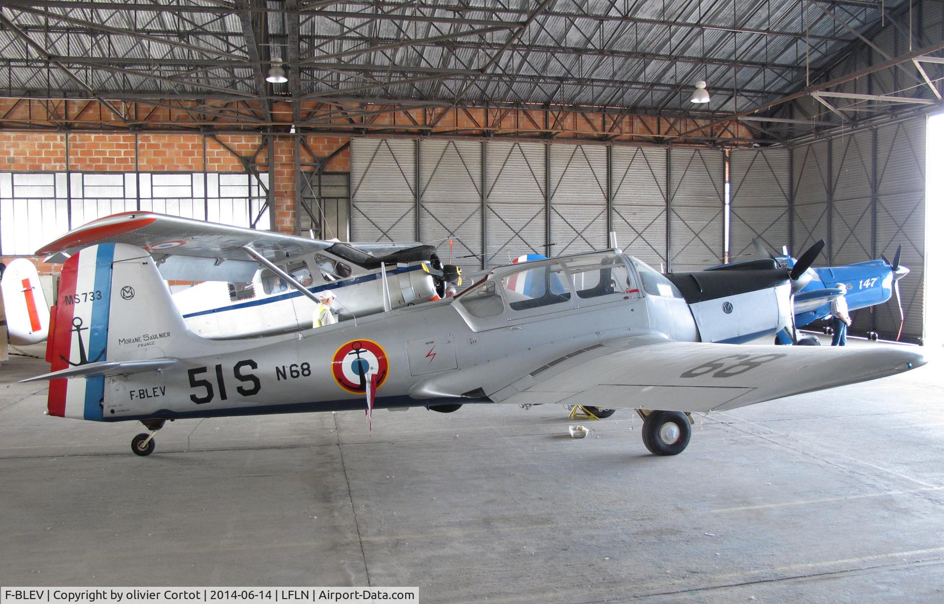 F-BLEV, Morane-Saulnier MS-733 Alcyon C/N 68, Saint Yan airshow 2014