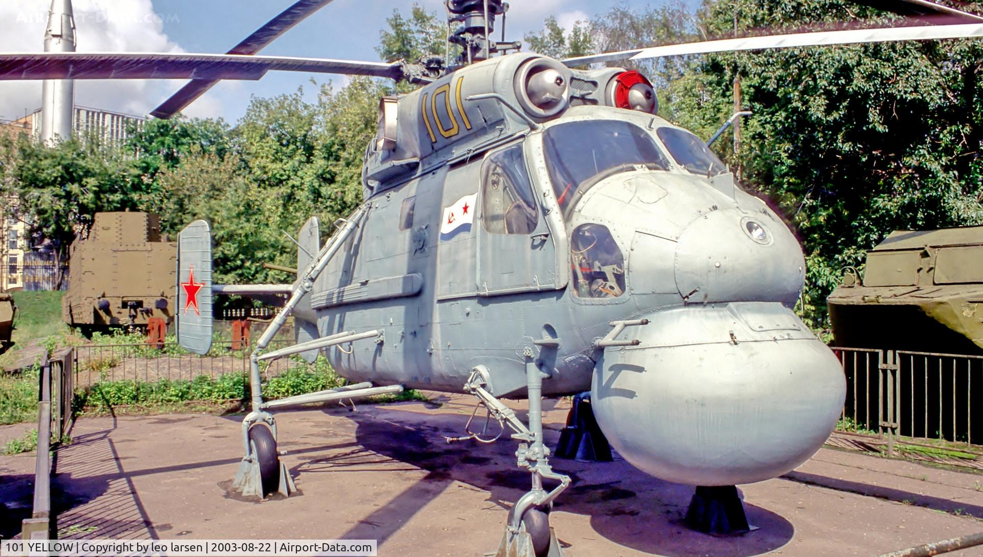 101 YELLOW, 1966 Kamov Ka-25BSh C/N 5910203, Central Museum of the Armed Forces 22.8.03