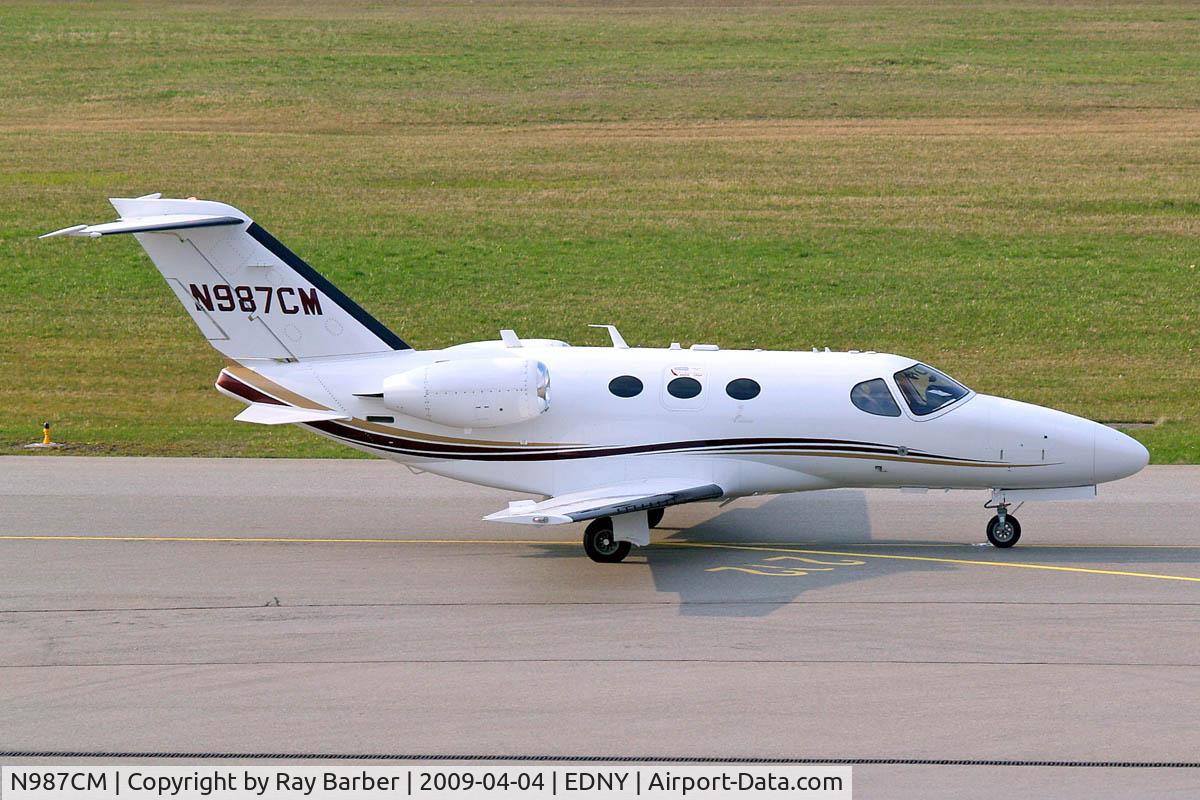 N987CM, 2008 Cessna 510 Citation Mustang C/N 510-0140, Cessna Citation Mustang [510-0140] Friedrichshafen~D 04/04/2009