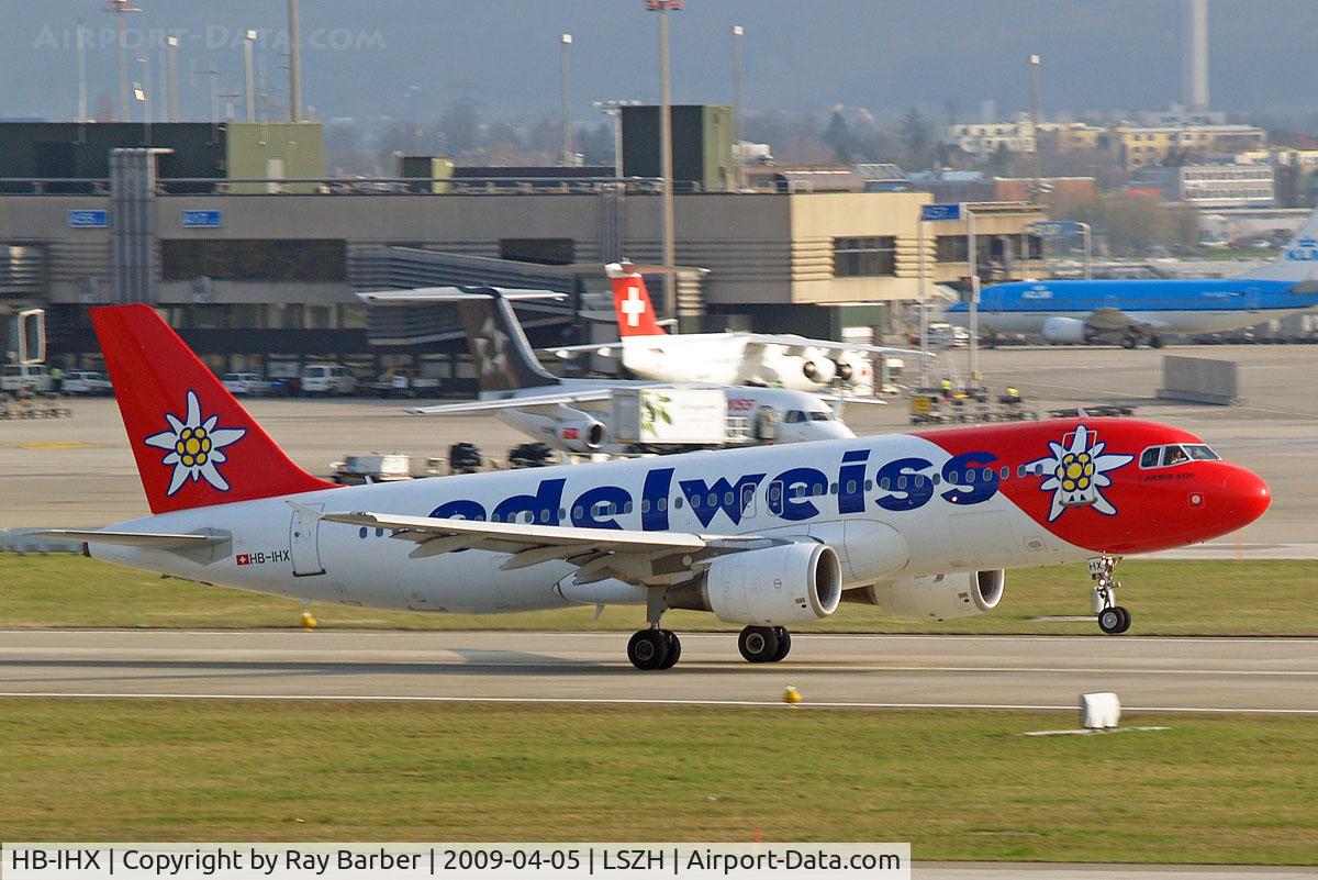 HB-IHX, 1998 Airbus A320-214 C/N 0942, Airbus A320-214 [0942] (Edelweiss Air) Zurich~HB 05/04/2009