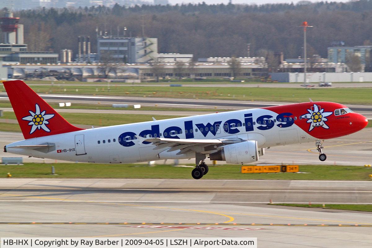 HB-IHX, 1998 Airbus A320-214 C/N 0942, Airbus A320-214 [0942] (Edelweiss Air) Zurich~HB 05/04/2009