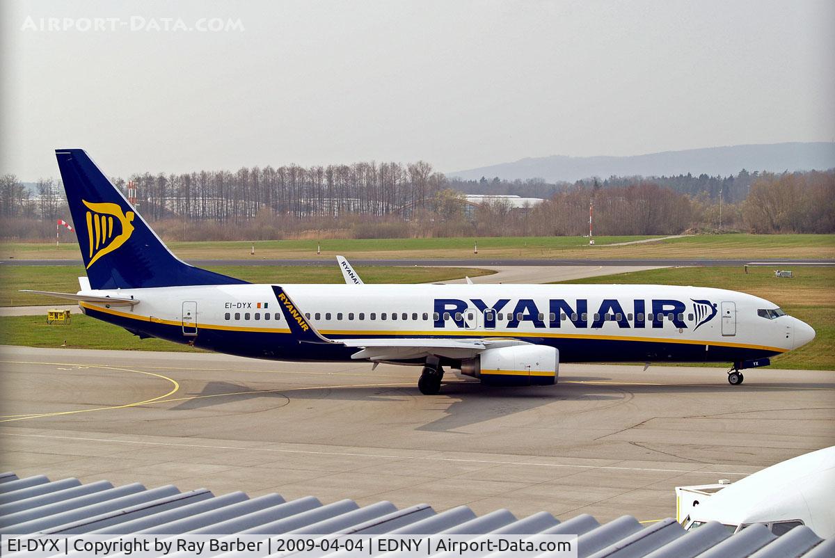 EI-DYX, 2008 Boeing 737-8AS C/N 37517, Boeing 737-8AS [37517] (Ryanair) Friedrichshafen~D 04/04/2009