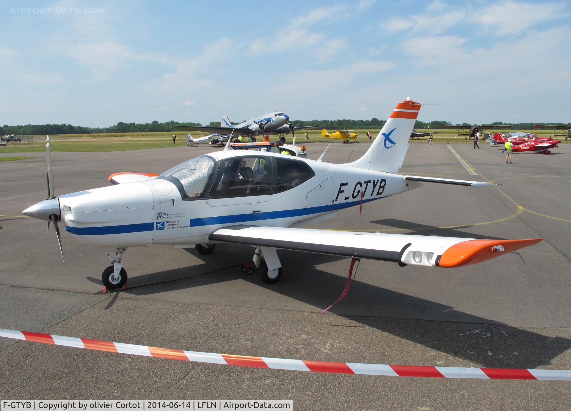 F-GTYB, Socata TB-20 C/N 2153, Saint Yan fly in