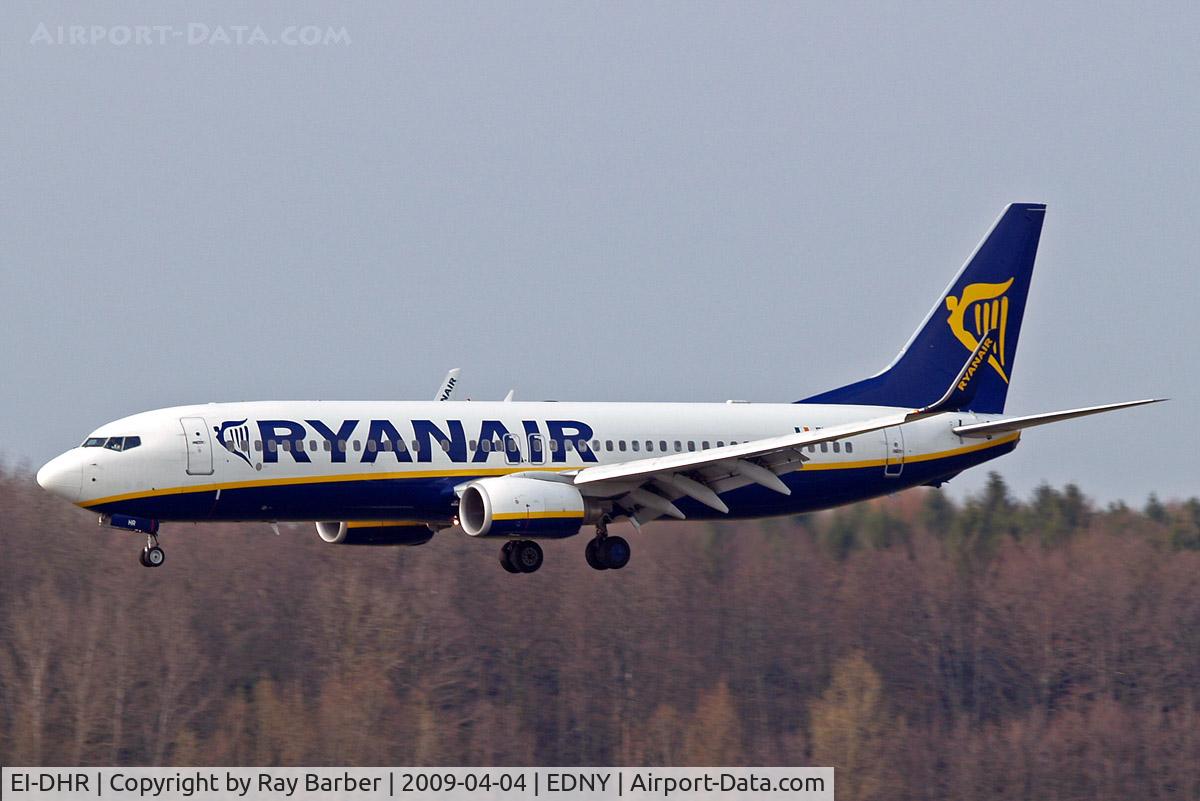 EI-DHR, 2005 Boeing 737-8AS C/N 33822, Boeing 737-8AS [33822] (Ryanair) Friedrichshafen~D 04/04/2009