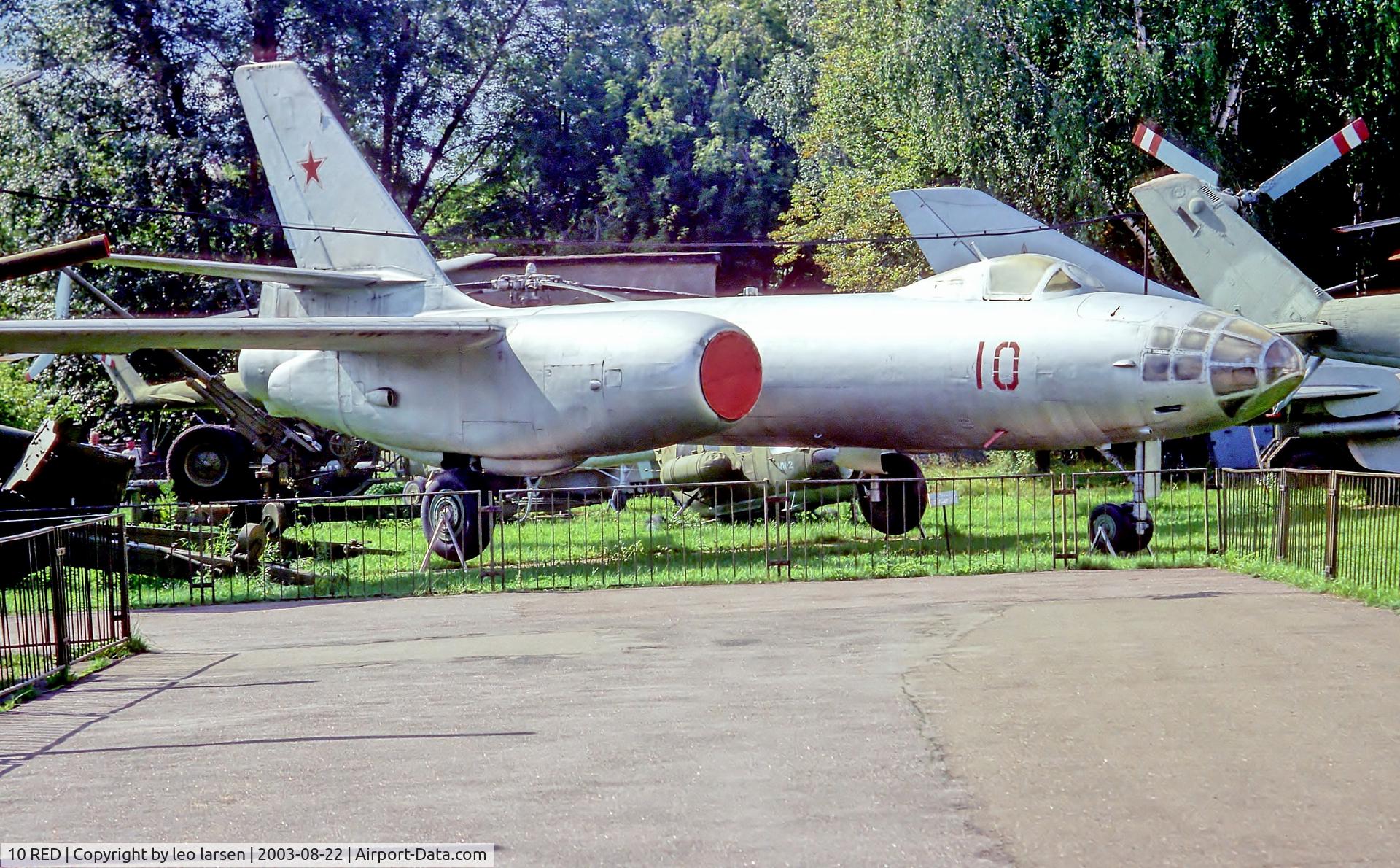 10 RED, Ilyushin Il-28 C/N 65010809, Central Museum of the Armed Forces,Moscow
22..03