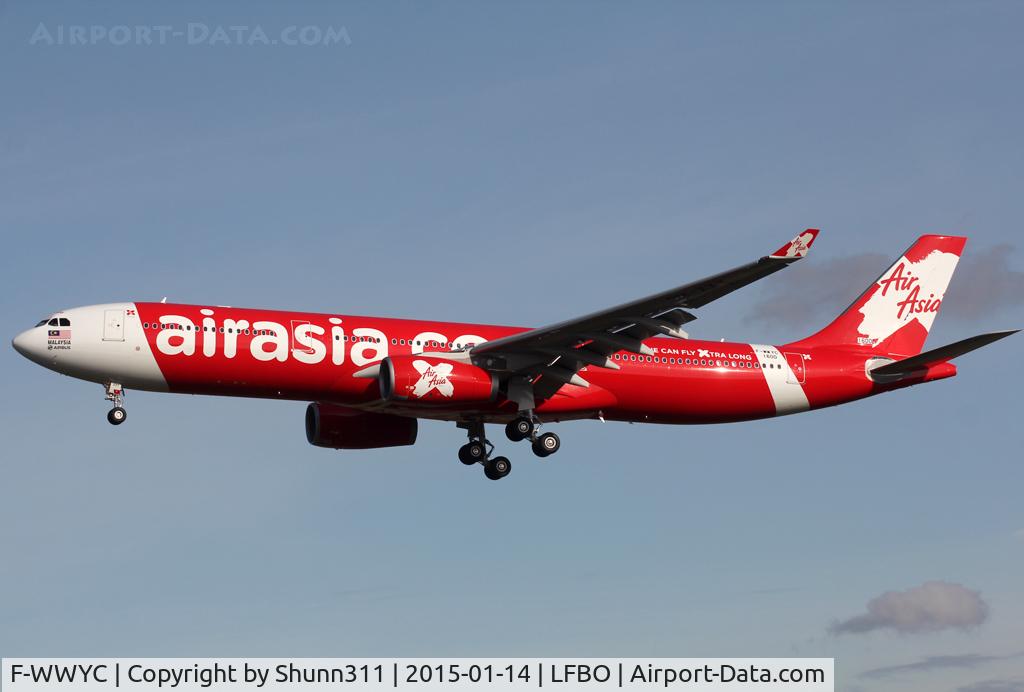 F-WWYC, 2015 Airbus A330-343 C/N 1600, C/n 1600 - To be 9M-XXY