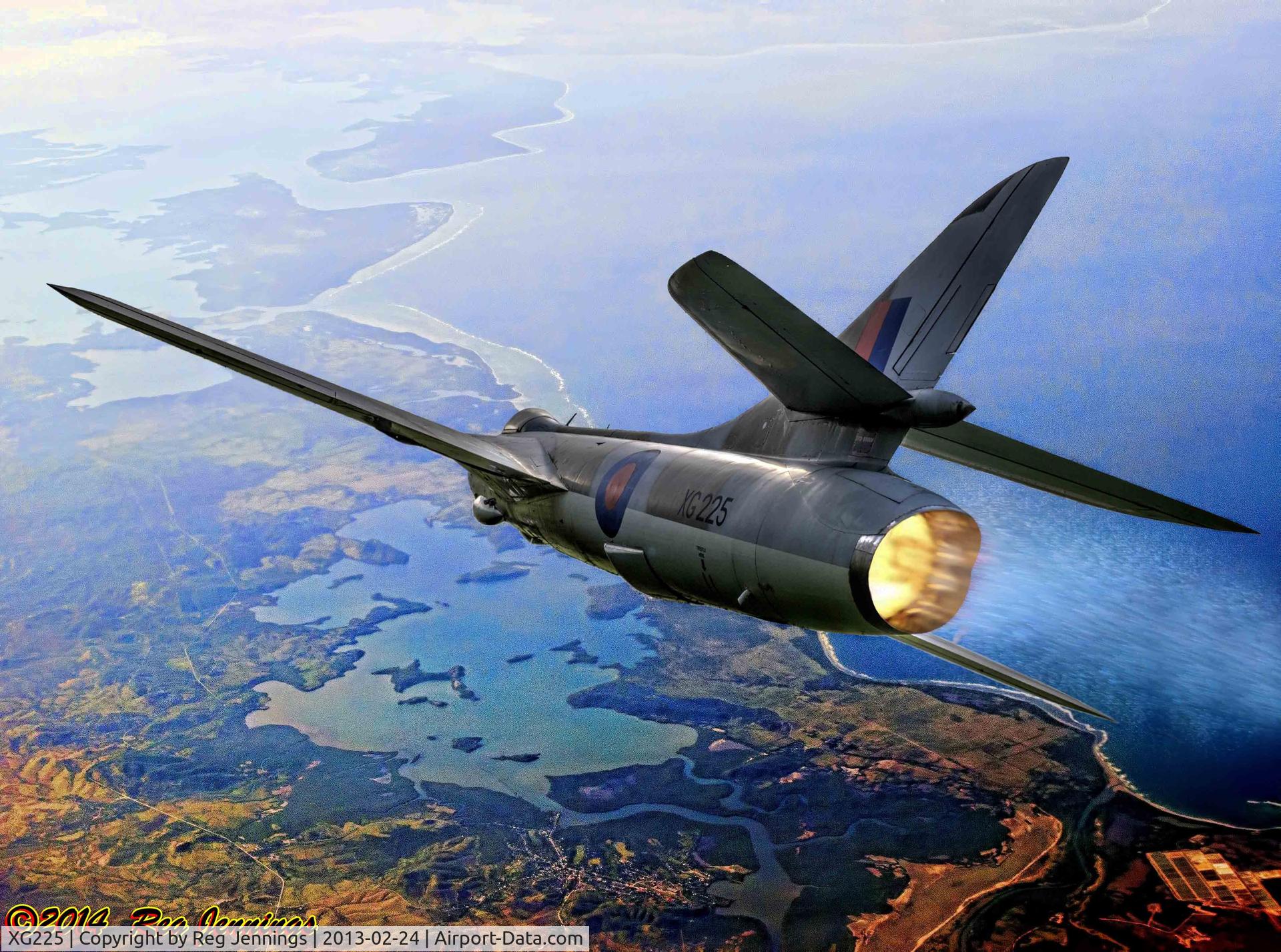 XG225, 1956 Hawker Hunter F.6A C/N 41H-680037, Hawker Hunter currently standing at Cosford, guarding the gate...shame, should be inside.
Took this pic 2013. Composite.