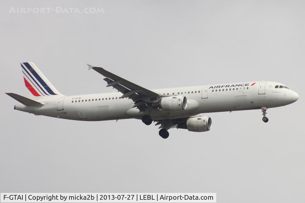 F-GTAI, 2000 Airbus A321-211 C/N 1299, Landing