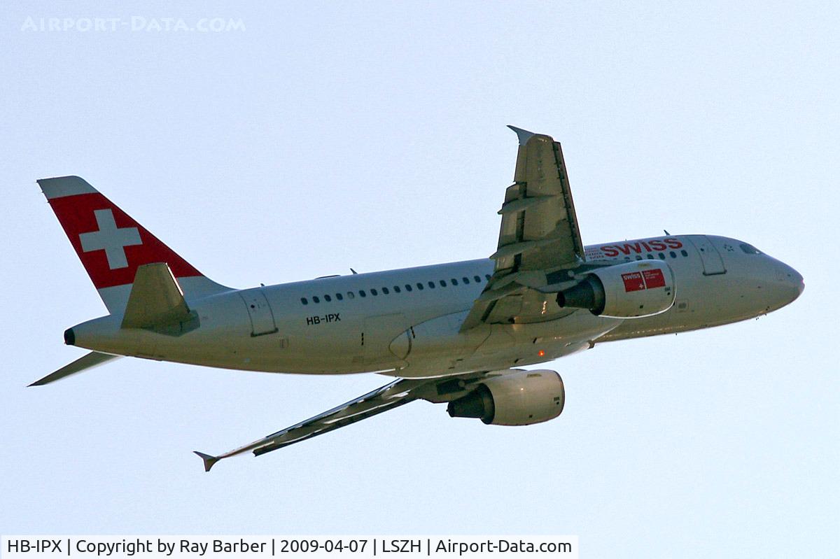 HB-IPX, 1996 Airbus A319-112 C/N 612, Airbus A319-112 [0612] (Swiss International Air Lines) Zurich~HB 05/04/2009
