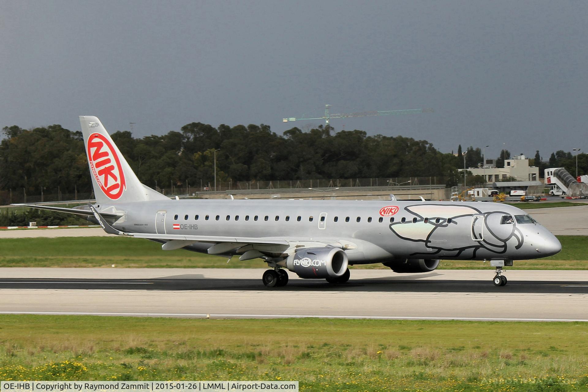 OE-IHB, 2009 Embraer 190LR (ERJ-190-100LR) C/N 19000294, Emb190 OE-IHB NikiFly