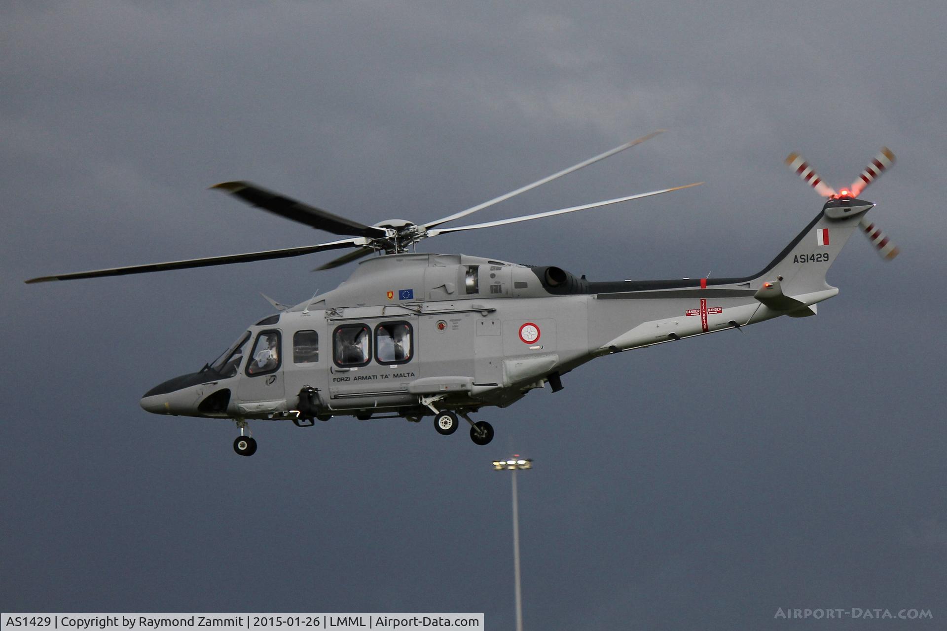 AS1429, AgustaWestland AW-139 C/N 31595, Agusta Westland139 AS1429 Armed Forces of Malta.