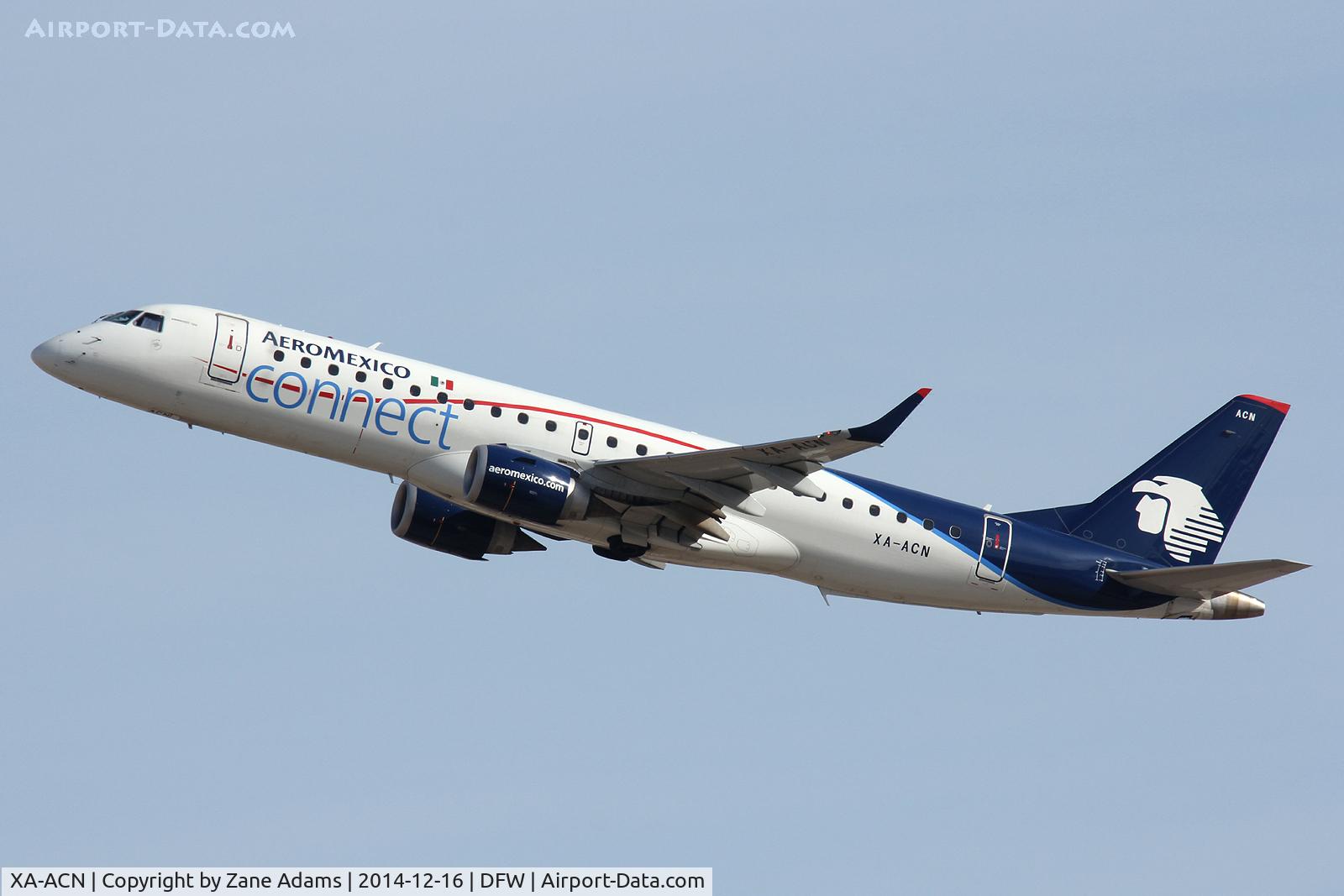 XA-ACN, 2012 Embraer 190AR (ERJ-190-100IGW) C/N 19000552, At DFW Airport