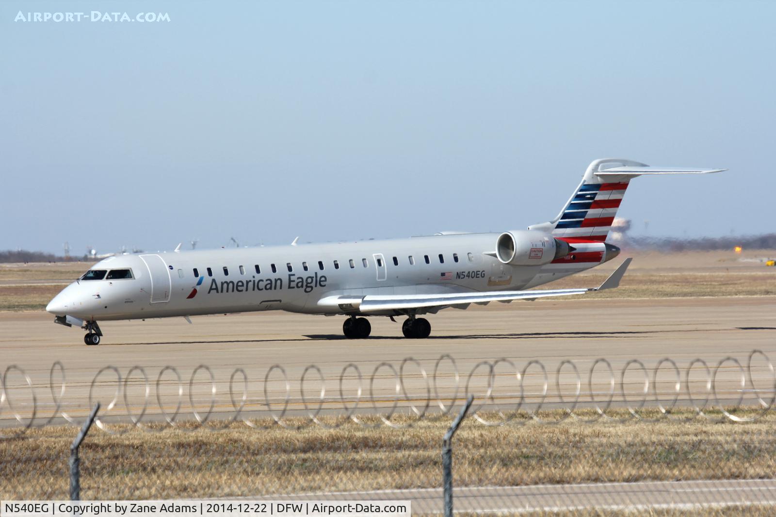 N540EG, 2010 Bombardier CRJ-702 (CL-600-2C10) Regional Jet C/N 10319, At DFW Airport