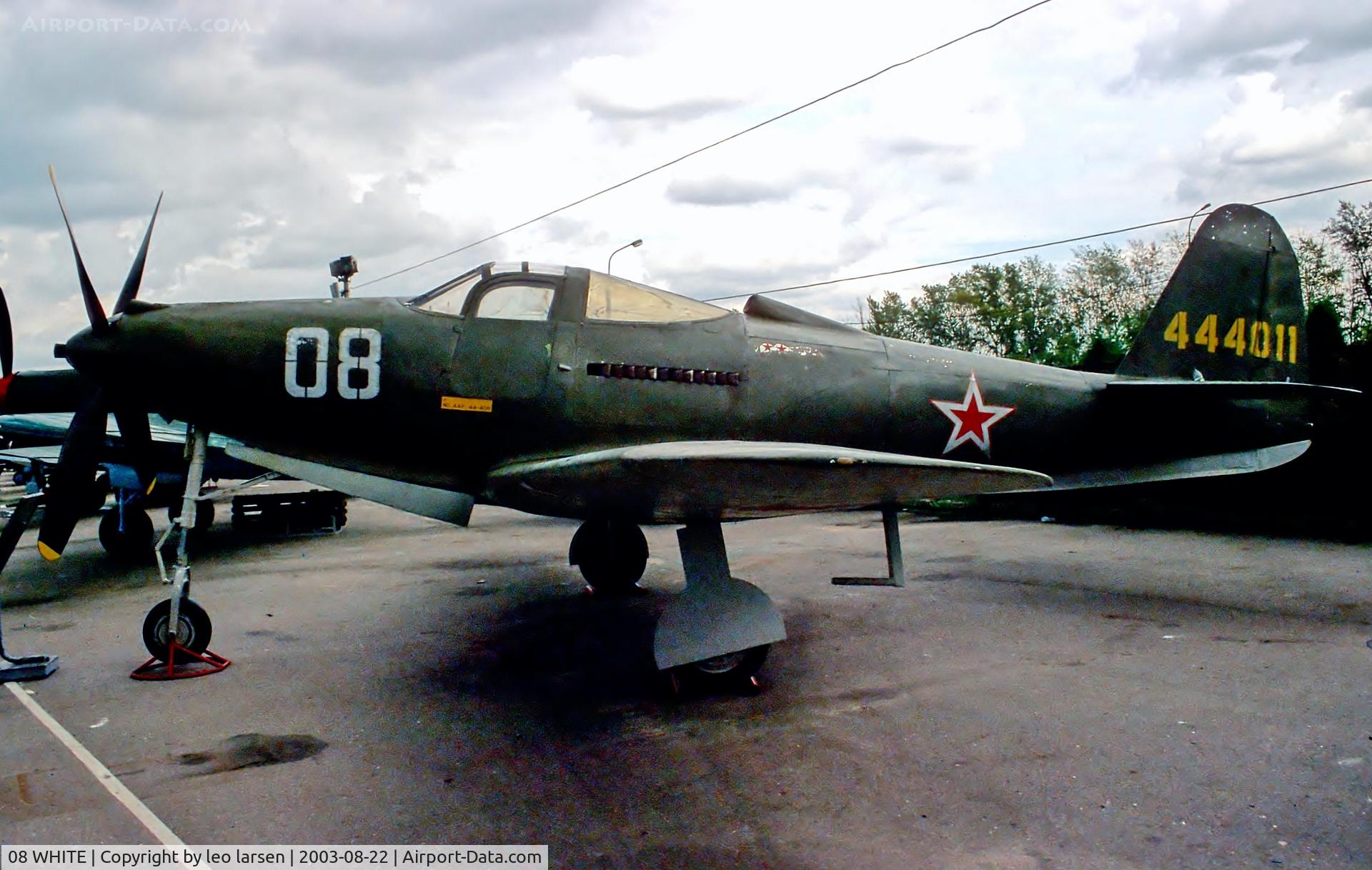08 WHITE, 1944 Bell P-63C-5-BE Kingcobra C/N Not found 44-4011, Great Patriotic Museum Moscow 22.8.03