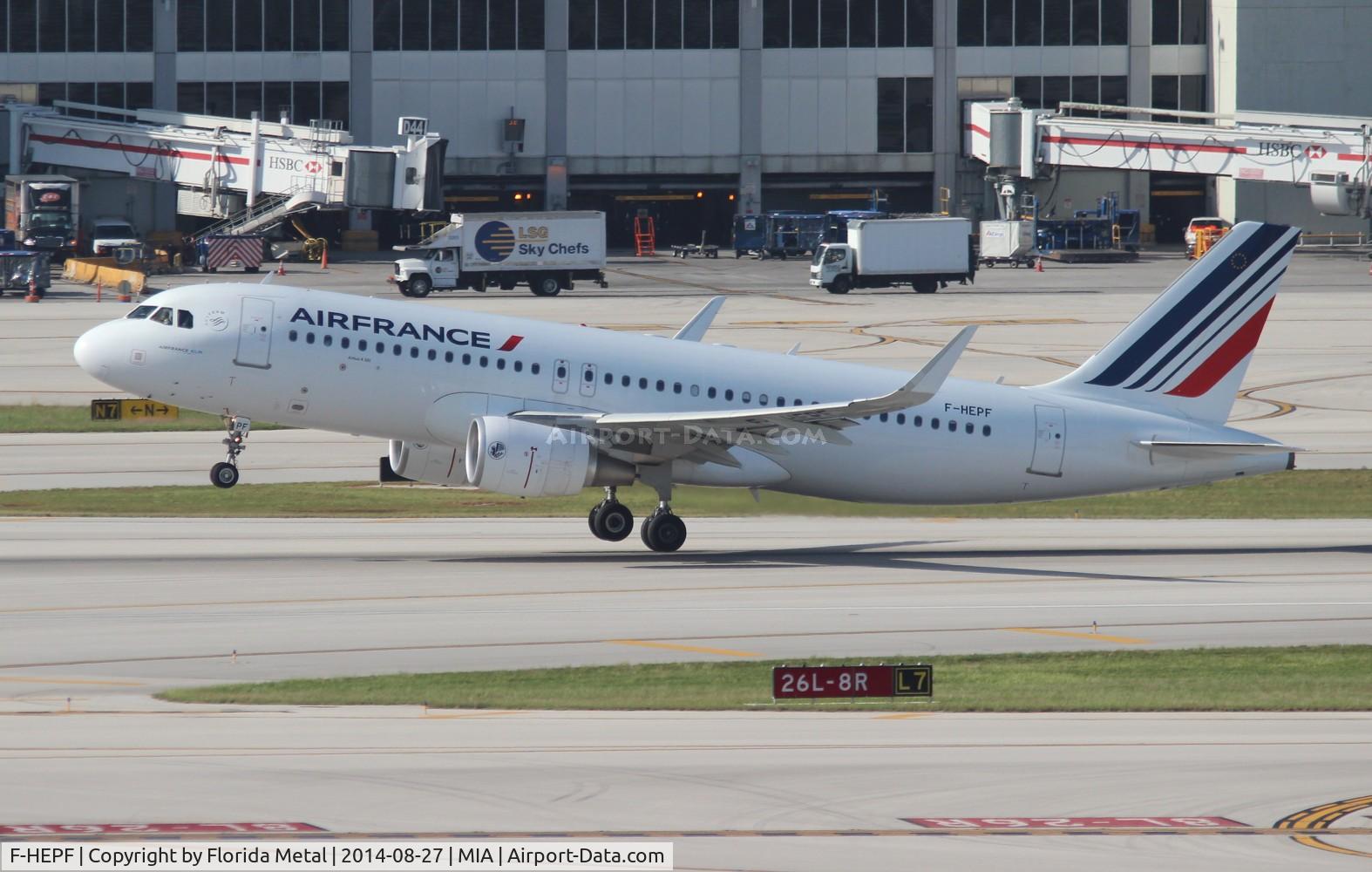 F-HEPF, 2013 Airbus A320-214 C/N 5719, Air France A320