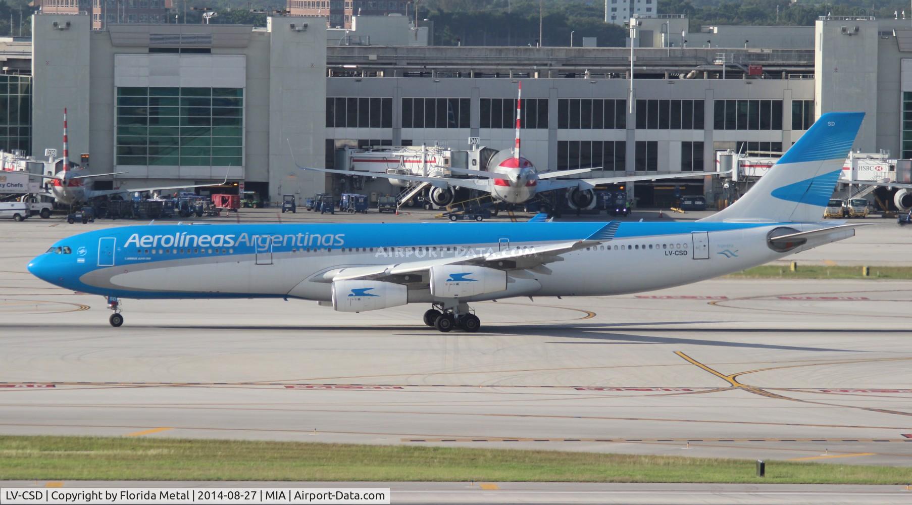 LV-CSD, 1996 Airbus A340-313X C/N 123, Aerolineas Argentinas A340-300