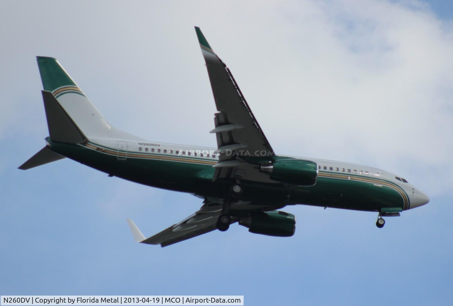N260DV, 1998 Boeing 737-75T BBJ C/N 29142, Orlando Magic BBJ