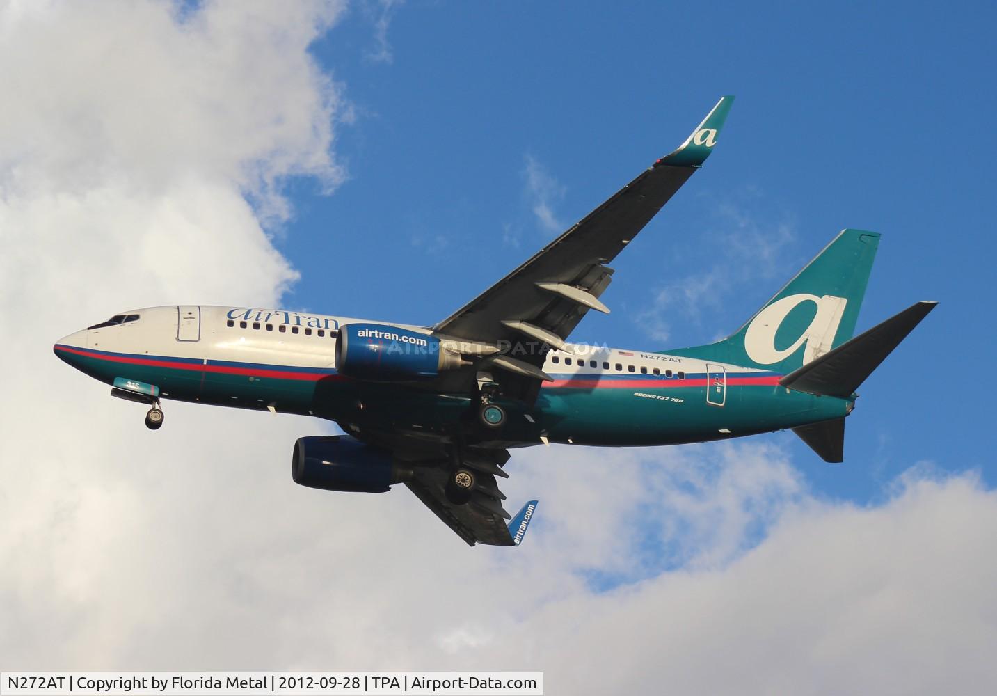 N272AT, 2005 Boeing 737-7BD C/N 33921, Air Tran 737
