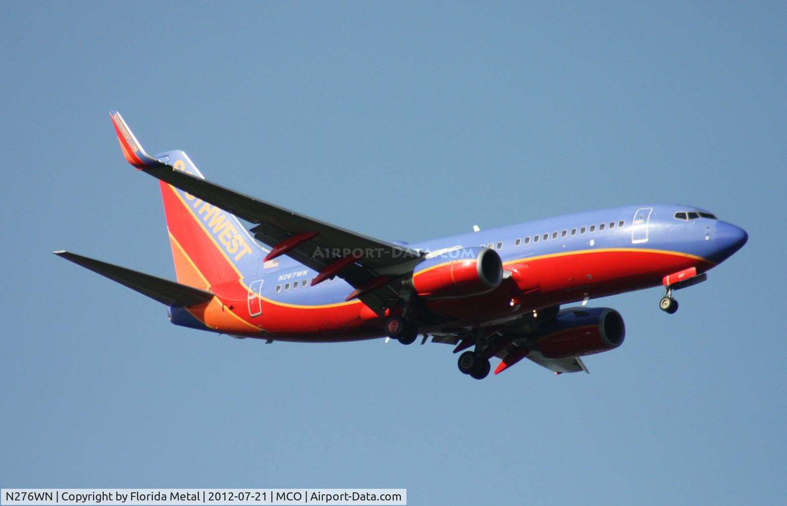 N276WN, 2007 Boeing 737-7H4 C/N 32530, Southwest