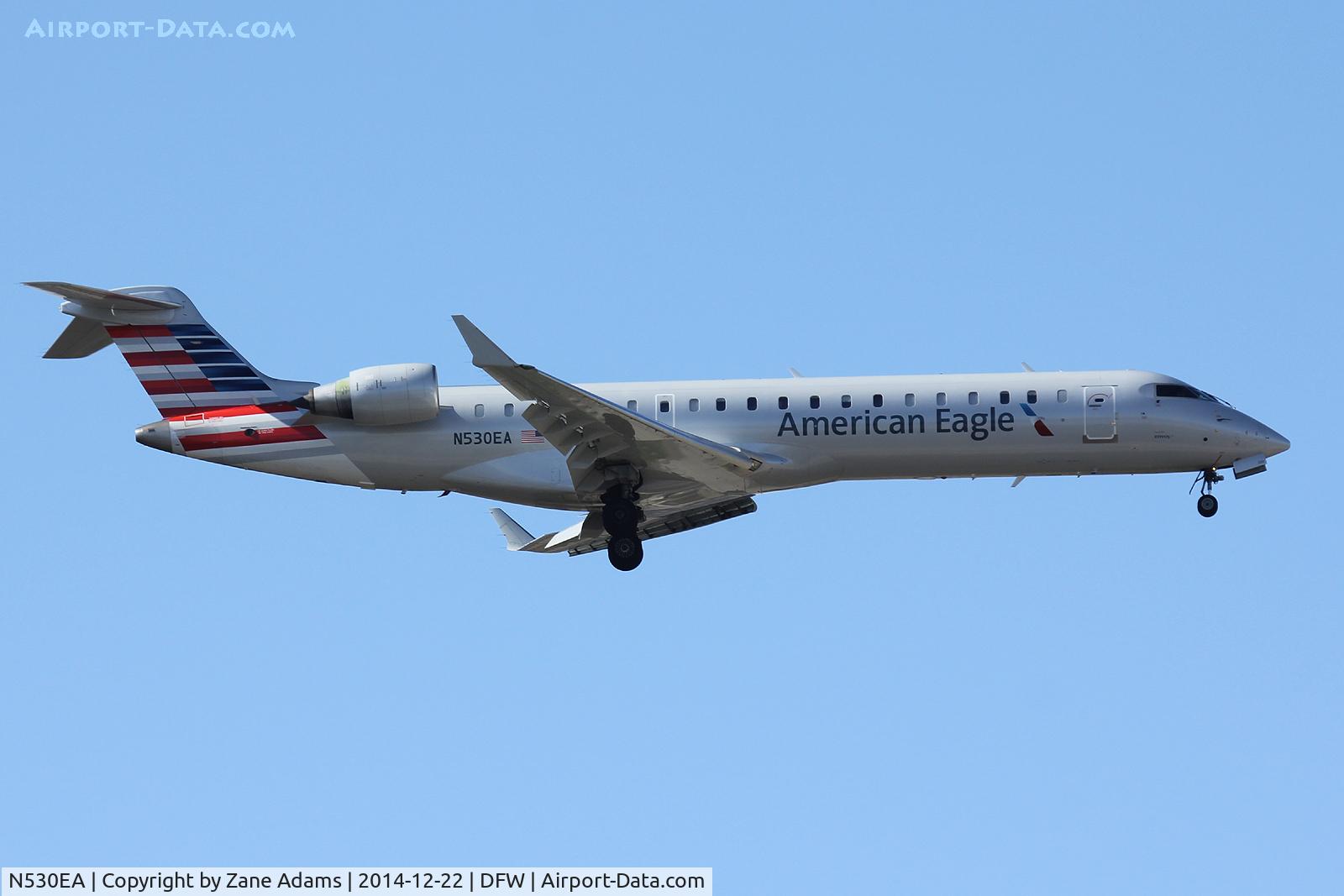 N530EA, Bombardier CRJ-702 (CL-600-2C10) Regional Jet C/N 10308, At DFW Airport