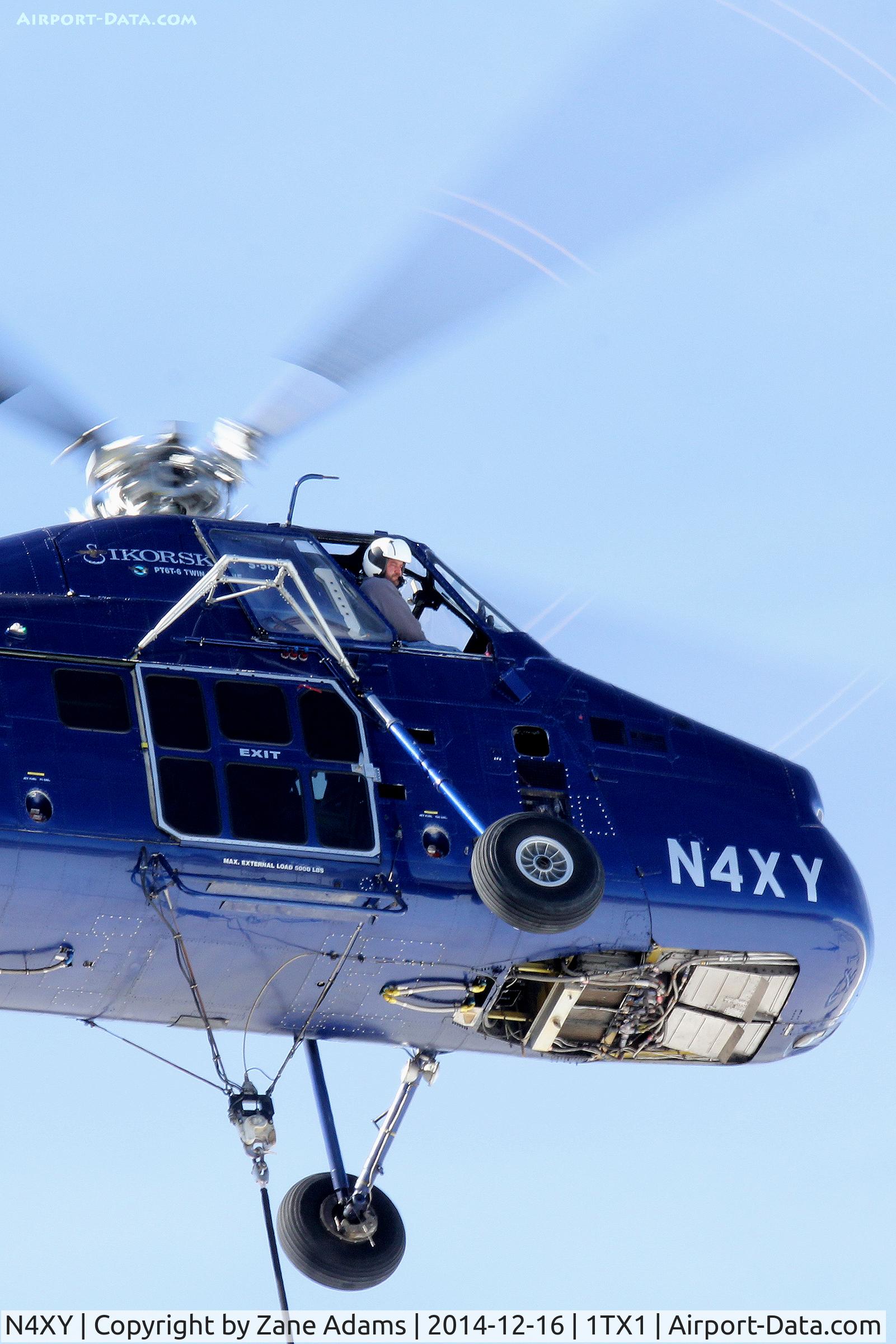 N4XY, 1957 Sikorsky S-58BT C/N 58700, Aerial crane work at AT&T Stadium