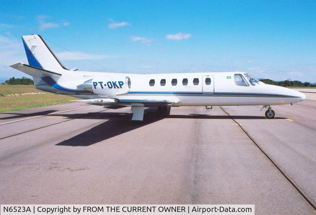 N6523A, 1983 Cessna 550 Citation II C/N 550-0460, NOW WITH BRAZILIAN REGISTRATION AS PT-OKP