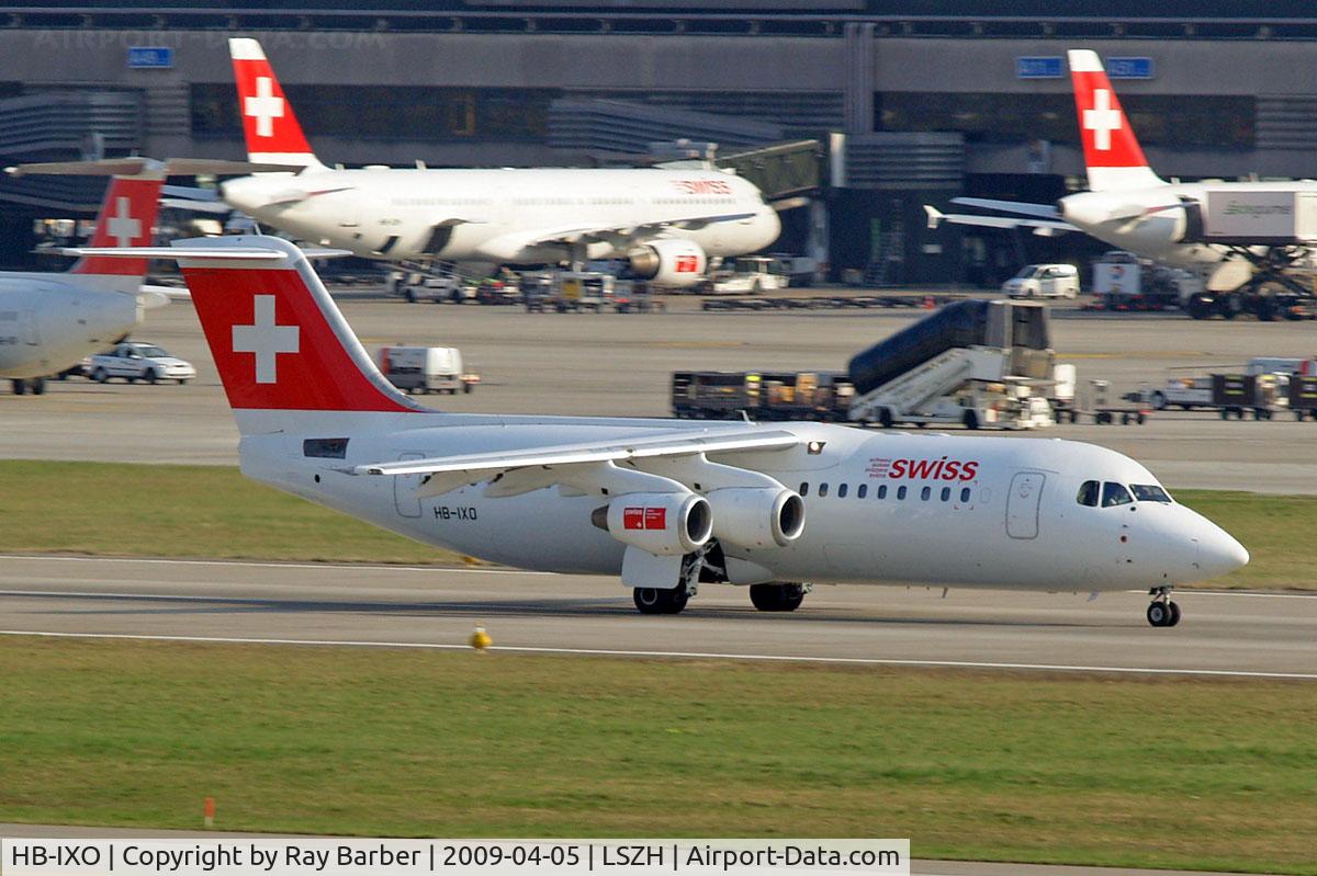 HB-IXO, 1996 British Aerospace Avro 146-RJ100 C/N E3284, BAe 146RJ-100 [E3284] ( Swiss European Air Lines) Zurich~HB 05/04/2009