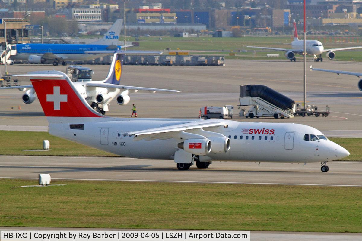 HB-IXO, 1996 British Aerospace Avro 146-RJ100 C/N E3284, BAe 146RJ-100 [E3284] ( Swiss European Air Lines) Zurich~HB 05/04/2009