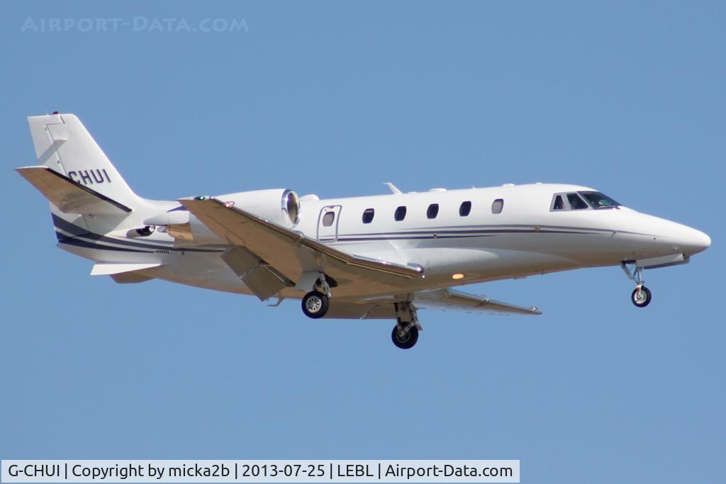 G-CHUI, 2013 Cessna 560XL Citation Excel C/N 560-6139, Landing