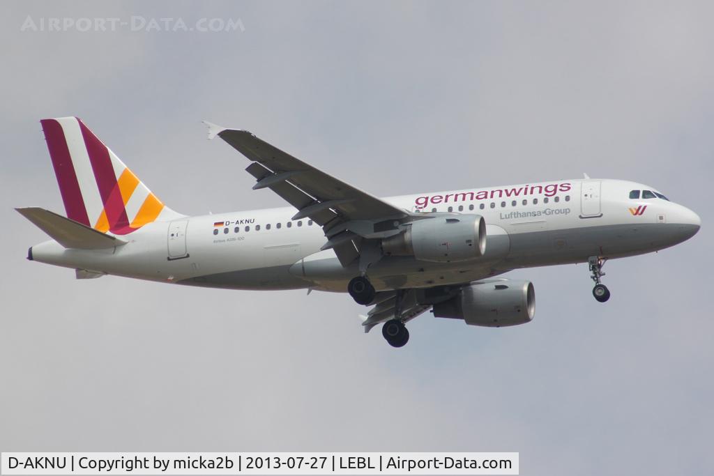 D-AKNU, 2005 Airbus A319-112 C/N 2628, Landing