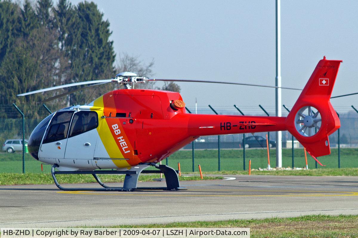HB-ZHD, 2006 Eurocopter EC-120B Colibri C/N 1432, Eurocopter EC.120B Colibri [1432] (BB Heli) Zurich~HB 07/04/2009