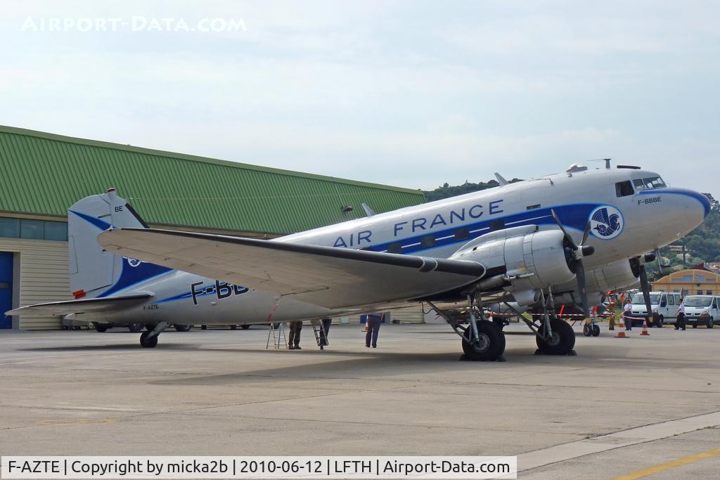 F-AZTE, 1943 Douglas C-47A-1-DL  Skytrain C/N 9172, Parked